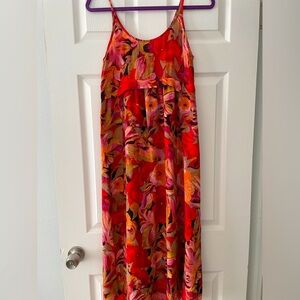 Aritzia Wilfred silk maxi dress XXS